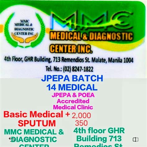 poea bicol|Accredited Clinics or Medical Facilities for Overseas  .